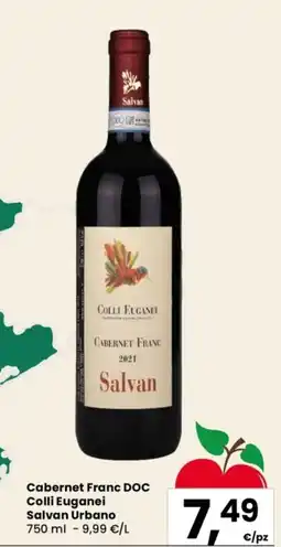 Despar Cabernet Franc DOC Colli Euganei Salvan Urbano offerta