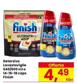 Despar Detersivo Lavastoviglie Finish offerta