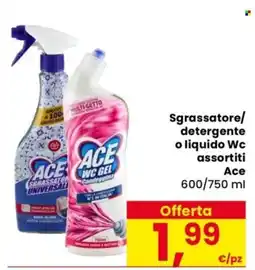 Despar Sgrassatore/detergente o liquido Wc assortiti Ace offerta