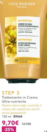 Yves Rocher Yves Rocher Trattamento in Crema Ultra-nutriente offerta