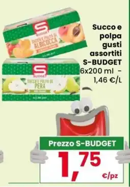 Despar Succo e polpa gusti assortiti S-BUDGET offerta