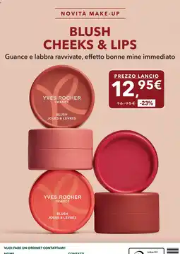 Yves Rocher Blush cheeks & lips Yves Rocher offerta