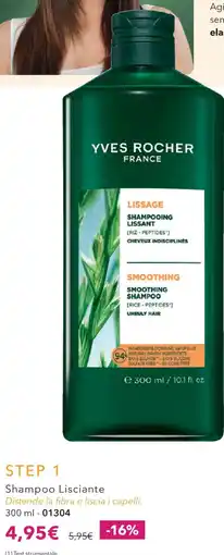 Yves Rocher Shampoo Liscianti Yves Rocher offerta