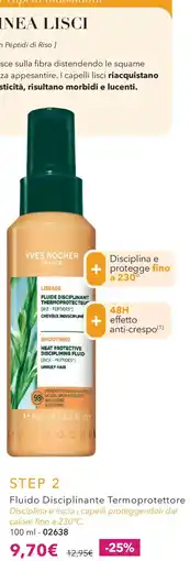 Yves Rocher Yves Rocher Fluido Disciplinante Termoprotettore offerta