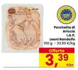 Despar Porchetta di Ariccia I.G.P. Leoni Randolfo offerta
