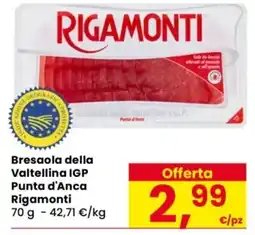 Despar Bresaola della Valtellina IGP Punta d'Anca Rigamonti offerta
