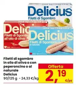 Despar Filetti di sgombro Delicius offerta