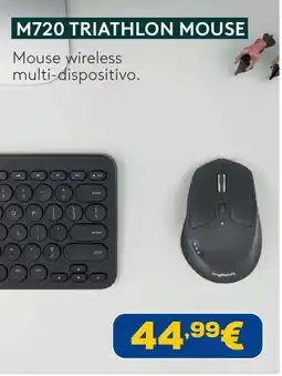 Euronics Logitech M720 Triathlon Mouse offerta