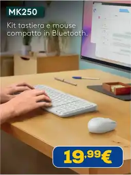 Euronics Kit tastiera e mouse MK250 offerta