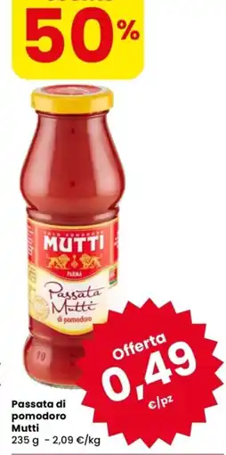 Despar Passata di pomodoro Mutti offerta