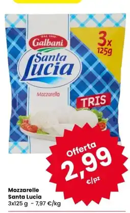 Despar Mozzarella Santa Lucia offerta