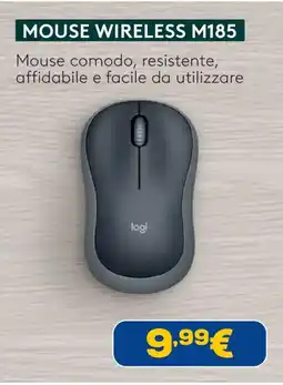 Euronics Mouse wireless Logitech M185 offerta