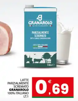 Despar Sicilia Latte parzialmente scremato Granarolo offerta