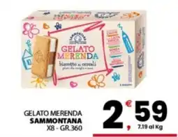 Despar Sicilia Gelato merenda Sammontana offerta