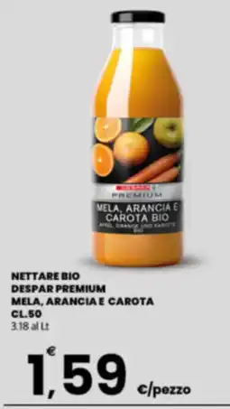 Despar Sicilia Nettare bio Despar Premium mela, arancia e carota offerta