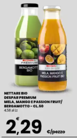 Despar Sicilia Nettare bio Despar Premium offerta