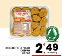 Despar Sicilia Crocchette di pollo Despar offerta