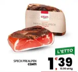 Despar Sicilia Speck Prealpen Coati offerta