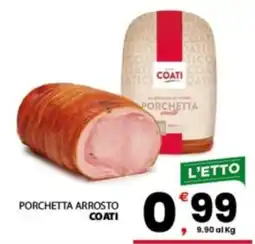 Despar Sicilia Porchetta arrosto Coati offerta