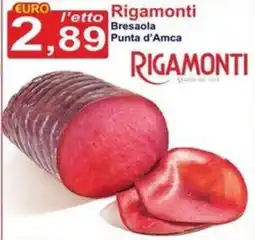 GuMì Supermercati Bresaola Punta d'Amca Rigamonti offerta