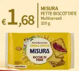 SpeSì Fette Biscottate Multicereali Misura offerta