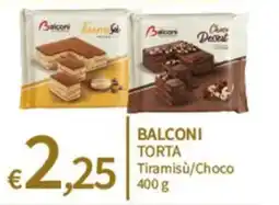 SpeSì Balconi torta Tiramisù/Choco offerta
