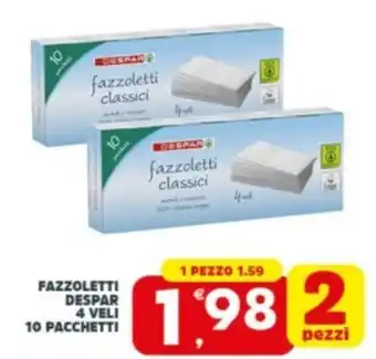 Fazzoletti Despar classici