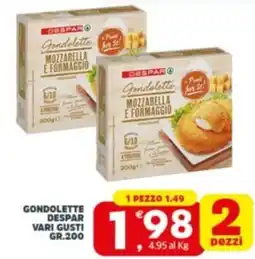 Despar Sicilia Gondolette Despar offerta