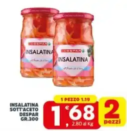 Despar Sicilia Insalatina sott'aceto Despar offerta