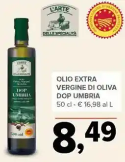 Todis Olio extra vergine di oliva DOP Umbria offerta