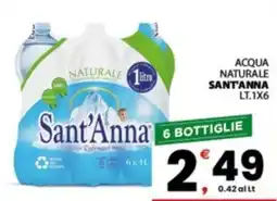 Despar Sicilia Acqua naturale Sant'Anna offerta