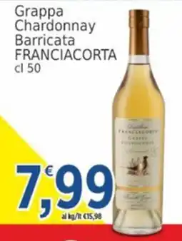 Market Ingross Grappa Chardonnay Barricata Franciacorta offerta