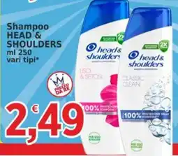 Market Ingross Shampoo head & shoulders offerta