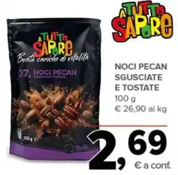 Todis Noci pecan sgrassiate e tostate offerta