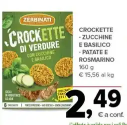 Todis Crocette di verdure Zerbinati offerta