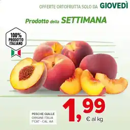 Todis Pesche gialle offerta