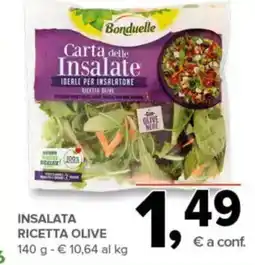 Todis Bonduelle Carta delle Insalate Ricetta Olive offerta