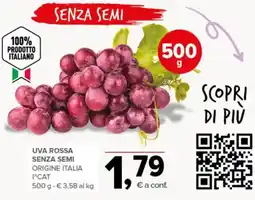 Todis Uva Rossa Senza Semi offerta