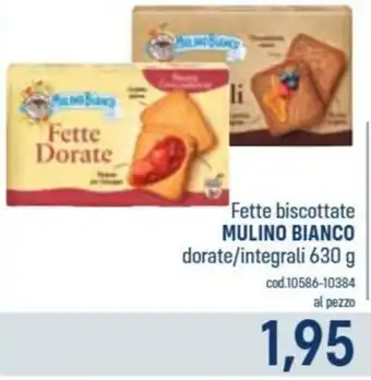 Talento Professional Store Fette biscottate Mulino Bianco dorate/integrali offerta
