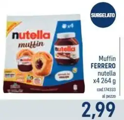 Talento Professional Store Muffin Ferrero Nutella offerta