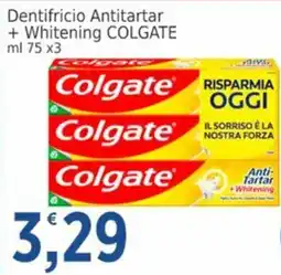 Market Ingross Dentifricio Antitartar + Whitening COLGATE offerta