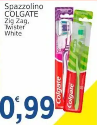 Market Ingross Spazzolino Colgate Zig Zag, Twister White offerta