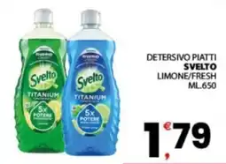 Despar Sicilia Detersivo piatti Svelto Titanium offerta