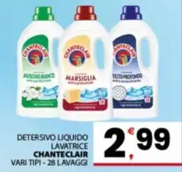 Despar Sicilia Detersivo liquido lavatrice Chanteclair offerta