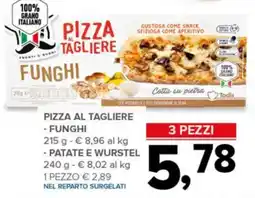Todis Pizza al tagliere Funghi offerta