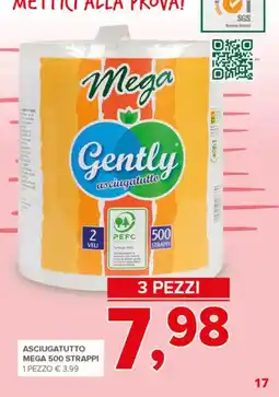 Todis Mega Gently asciugatutto offerta