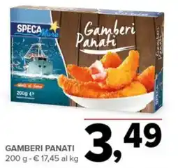 Todis Speca Mare Gamberi Panati offerta