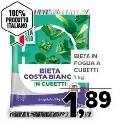 Todis Bieta costa bianca in cubetti offerta