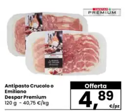 Eurospar Antipasto Crucoolo o Emiliano Despar Premium offerta