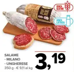 Todis Salame Milano Ungherese offerta